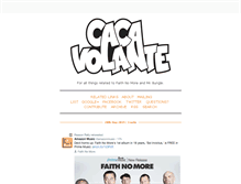 Tablet Screenshot of cacavolante.org